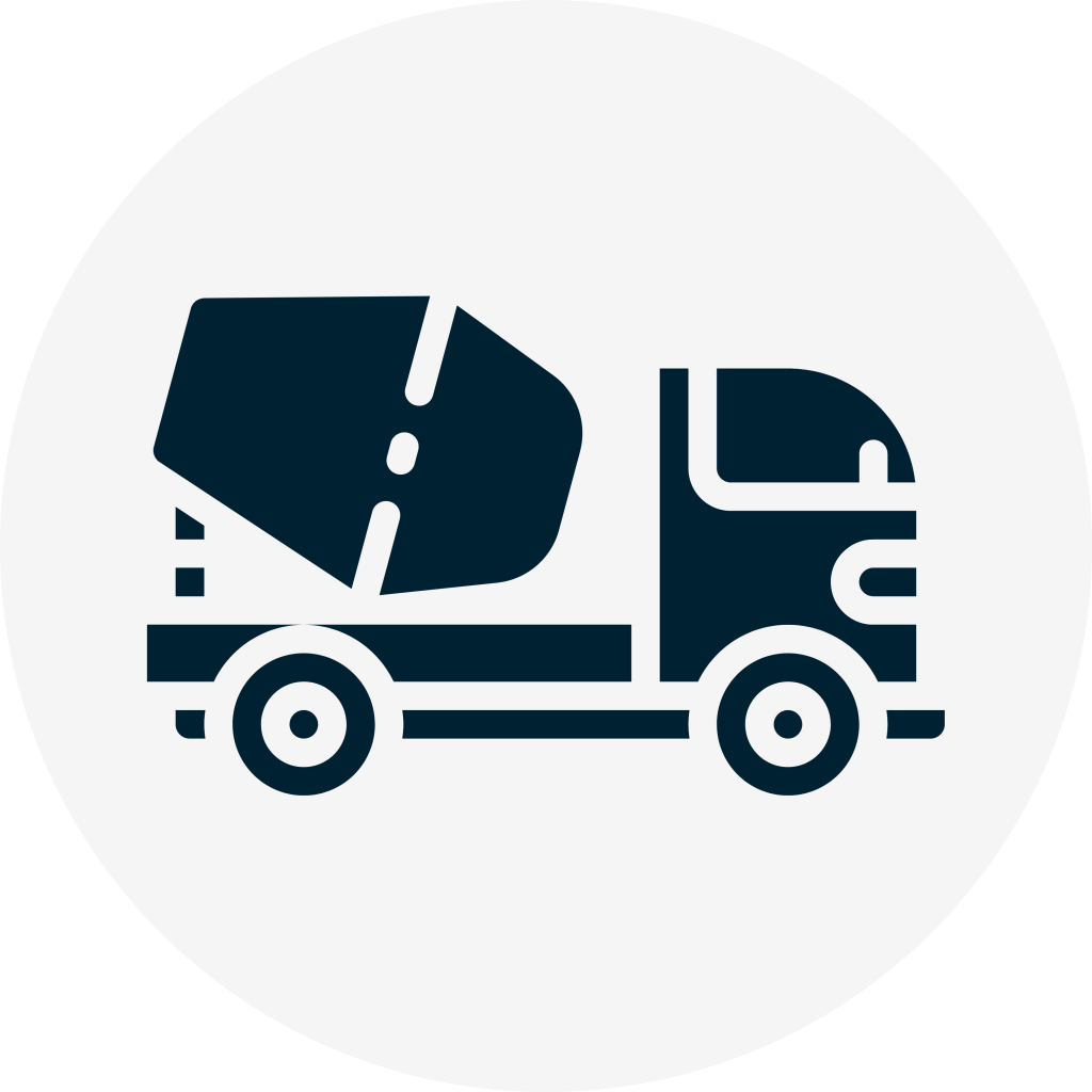 Mixing concrete icon