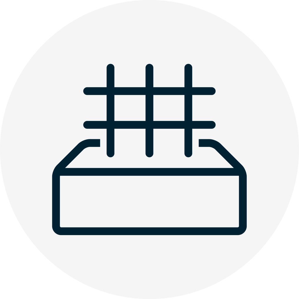 Reinforcing concrete icon